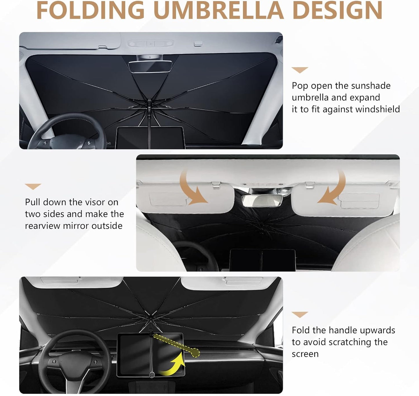 Car Umbrella (Inside Windshield)