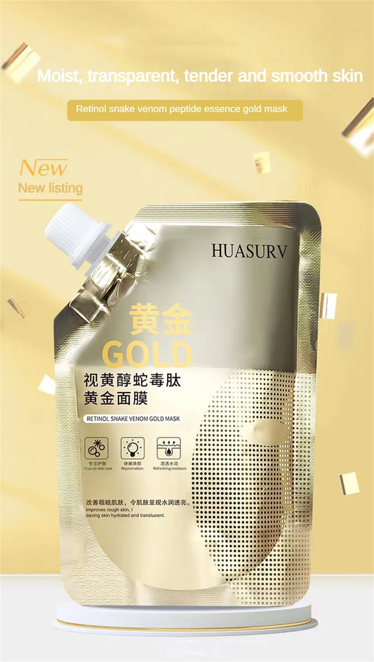 Retinol Snake Venom Peptide 24K Gold Mask 100g