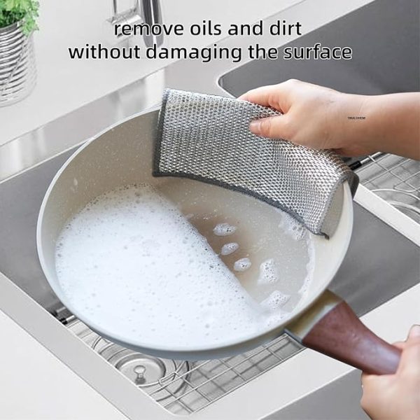 Non Scratch Dish Washing Scrubber Cloth