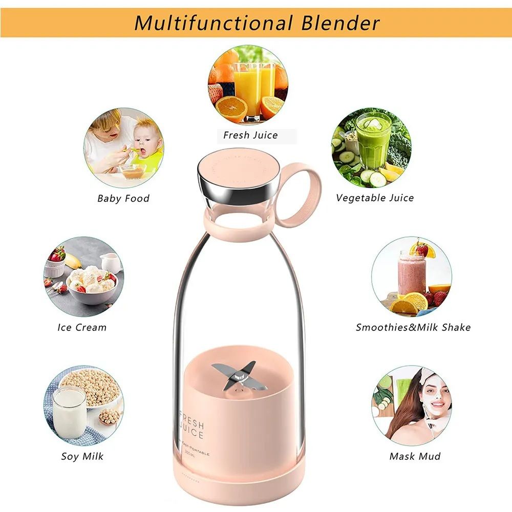 Portable Blender Bottle Juicer