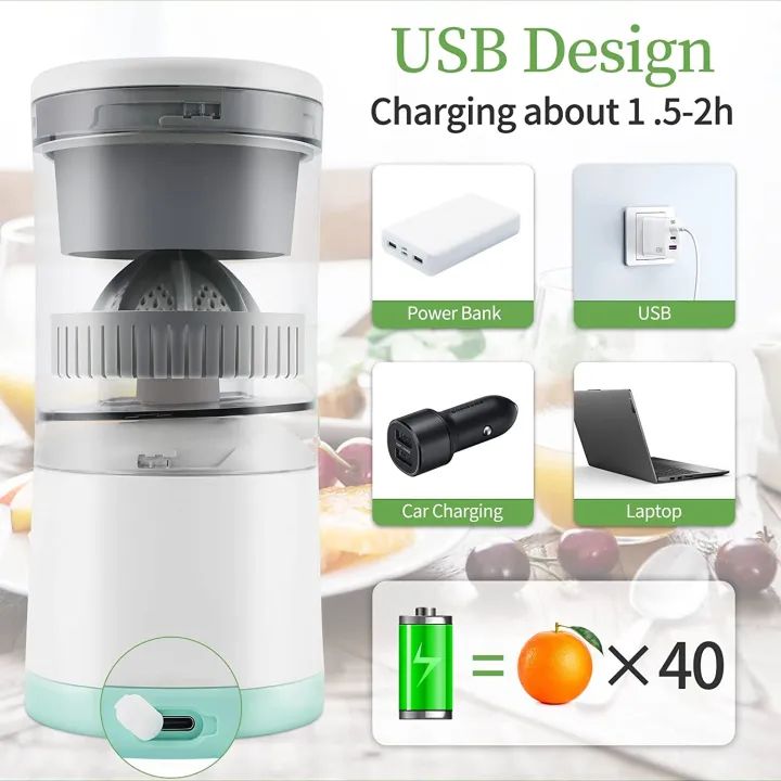 Portable Electric Citrus Juicer