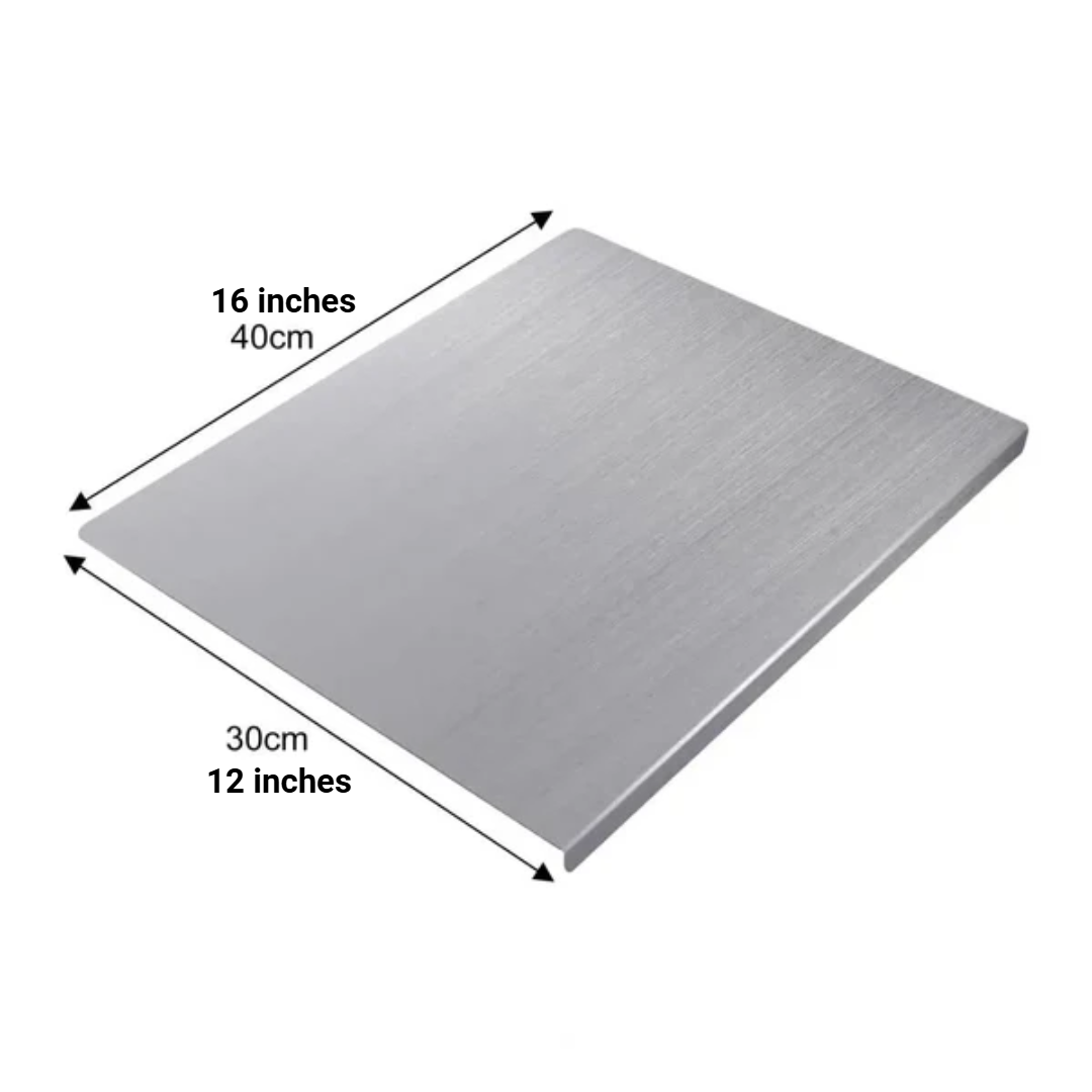 stainless steel cutting board